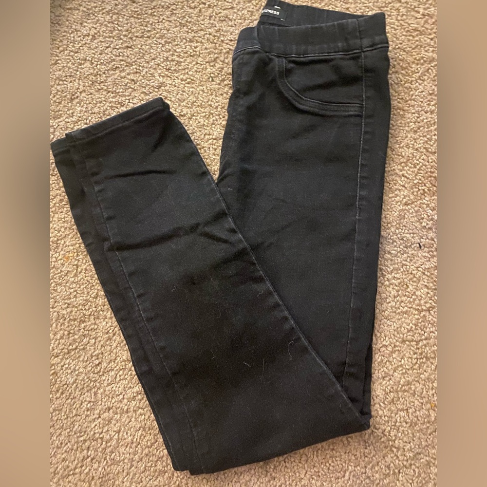 Express pull on skinny jeans size medium 6/8/10 worn once